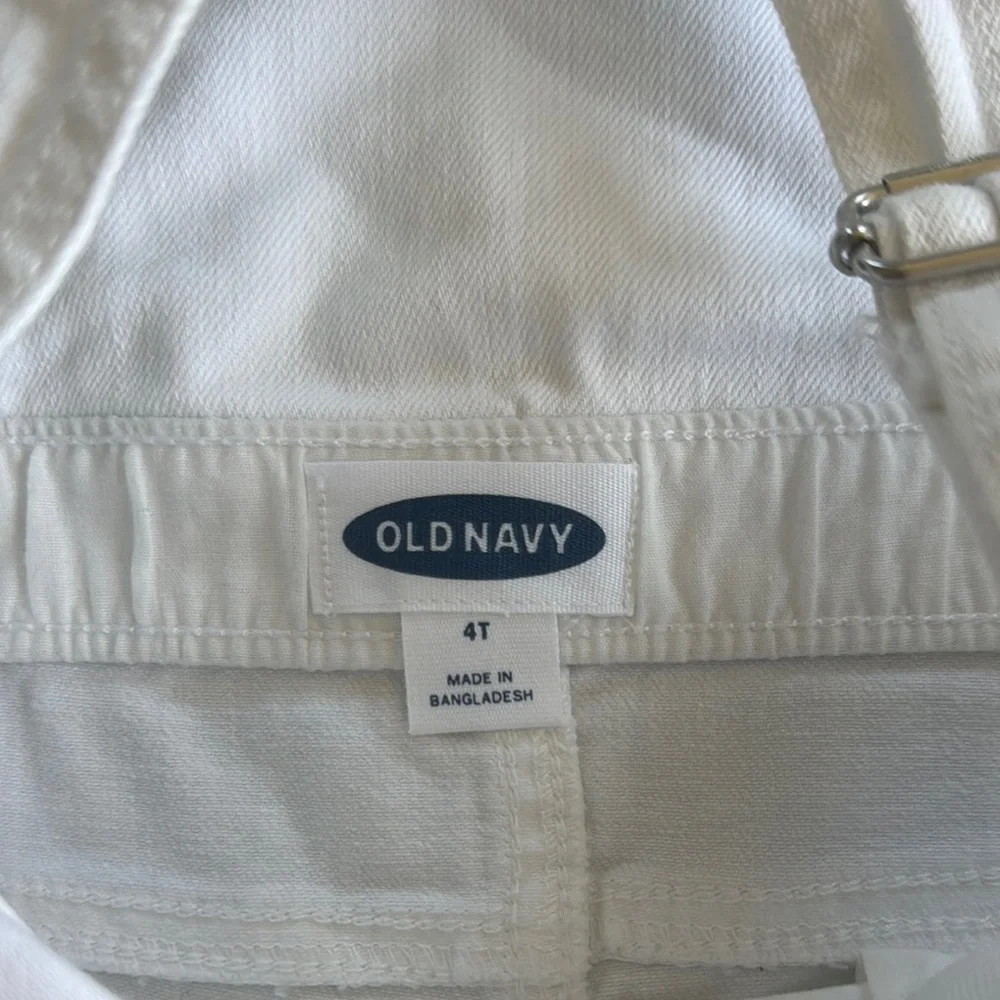 Old Navy Kids Classic White Overalls